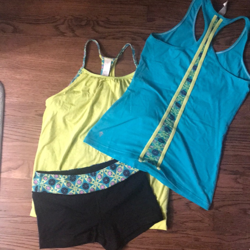 Ivivva shorts, tanks, size 14.